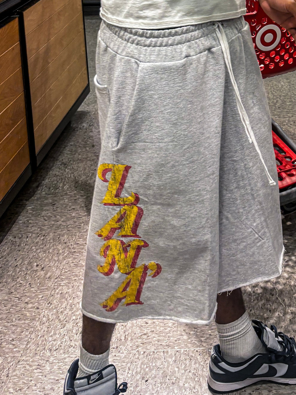 “FLAMIN” 3/4 Shorts